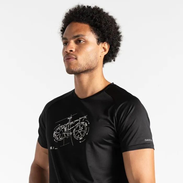 Dare 2b Tech TShirt Black Men Graphic TShirts