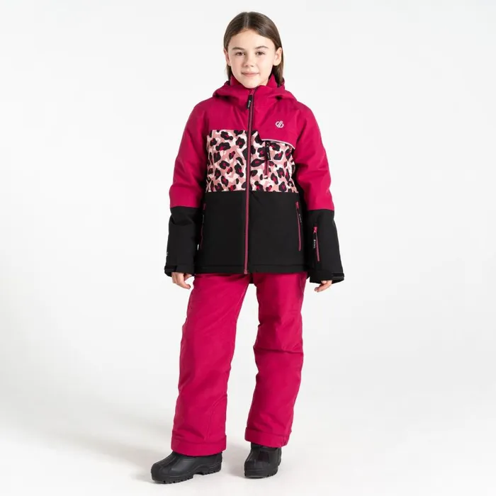 Dare 2b Traverse II Ski Jacket Berry Pink Rose Kids Ski Jackets
