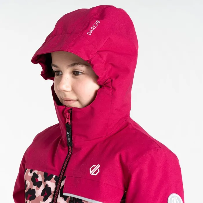 Dare 2b Traverse II Ski Jacket Berry Pink Rose Kids Ski Jackets