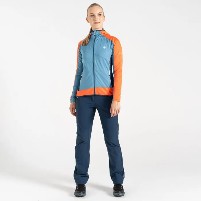 Dare 2b Traversing Core Stretch Midlayer Moonlight Denim Orange Women Midlayers