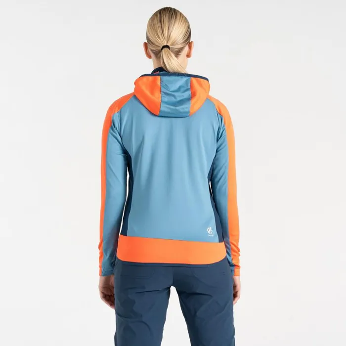 Dare 2b Traversing Core Stretch Midlayer Moonlight Denim Orange Women Midlayers