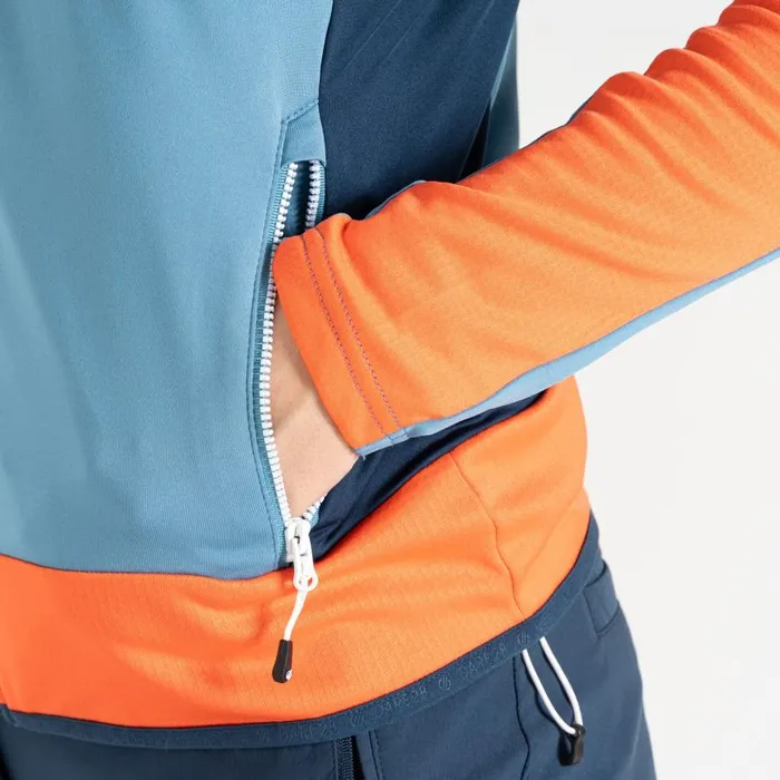 Dare 2b Traversing Core Stretch Midlayer Moonlight Denim Orange Women Midlayers