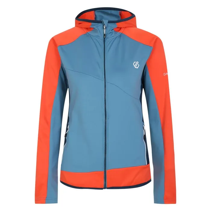 Dare 2b Traversing Core Stretch Midlayer Moonlight Denim Orange Women Midlayers