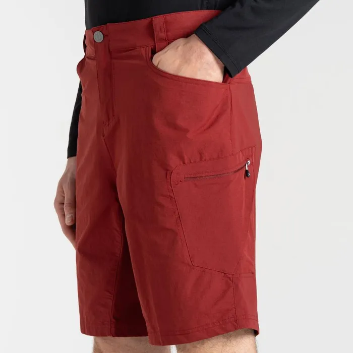 Dare 2b Tuned In II Walking Shorts Syrah Red Men Walking Shorts