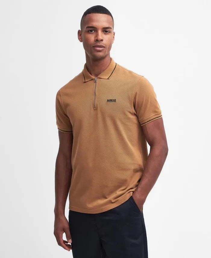 Dean Polo Shirt Desert Men Barbour Polo Shirts