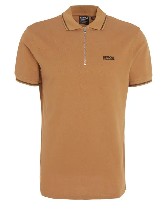 Dean Polo Shirt Desert Men Barbour Polo Shirts