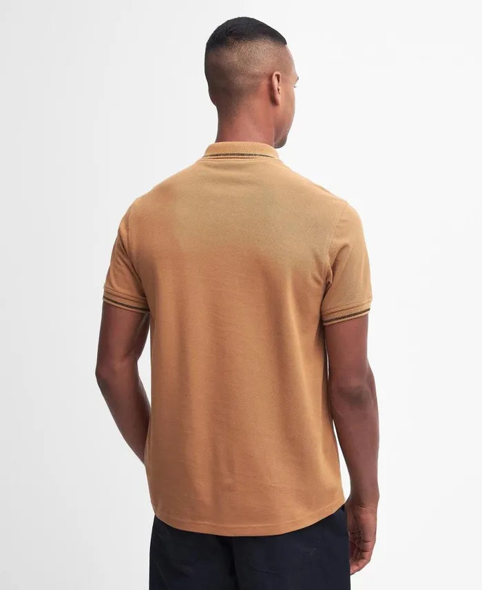Dean Polo Shirt Desert Men Barbour Polo Shirts