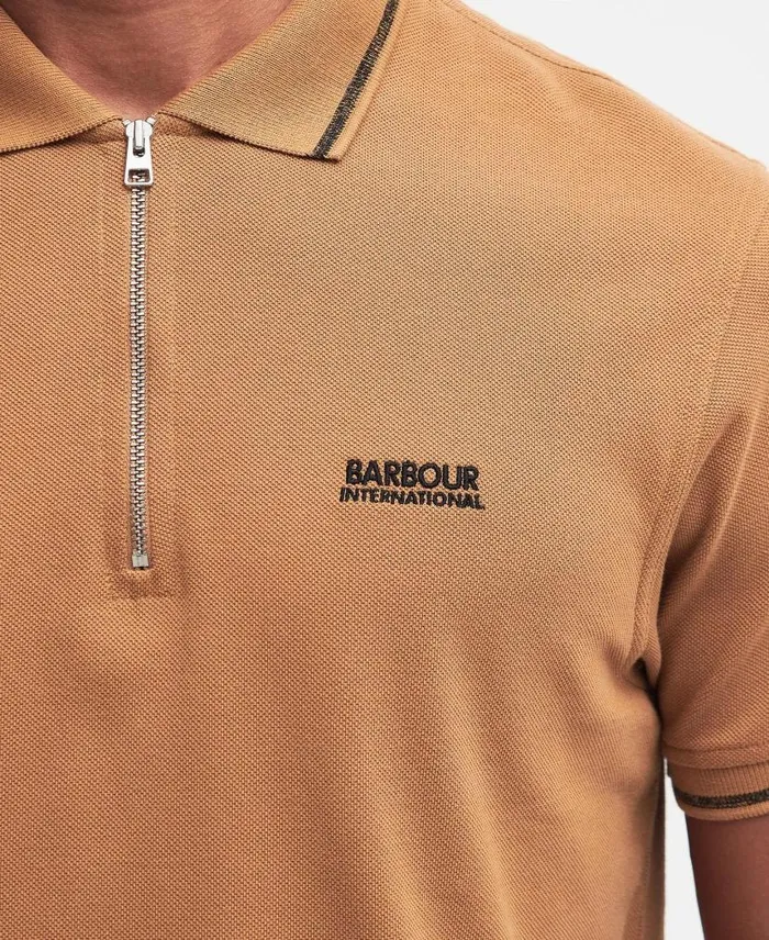 Dean Polo Shirt Desert Men Barbour Polo Shirts