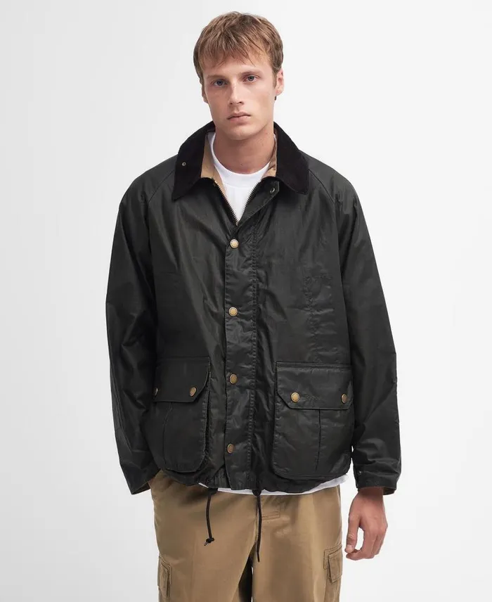 Deck Waxed Jacket Sand Men Barbour Waxed Jackets