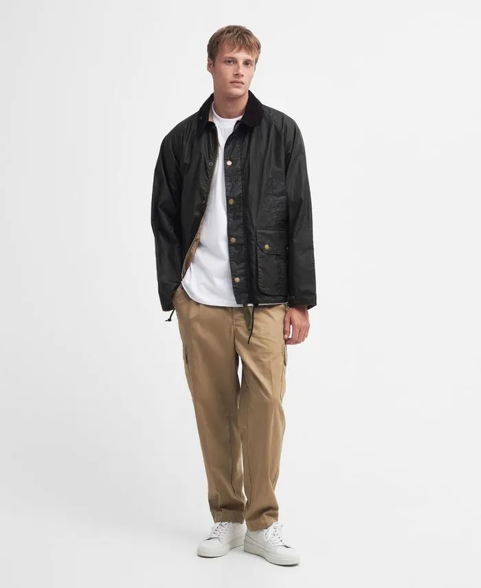 Deck Waxed Jacket Sand Men Barbour Waxed Jackets