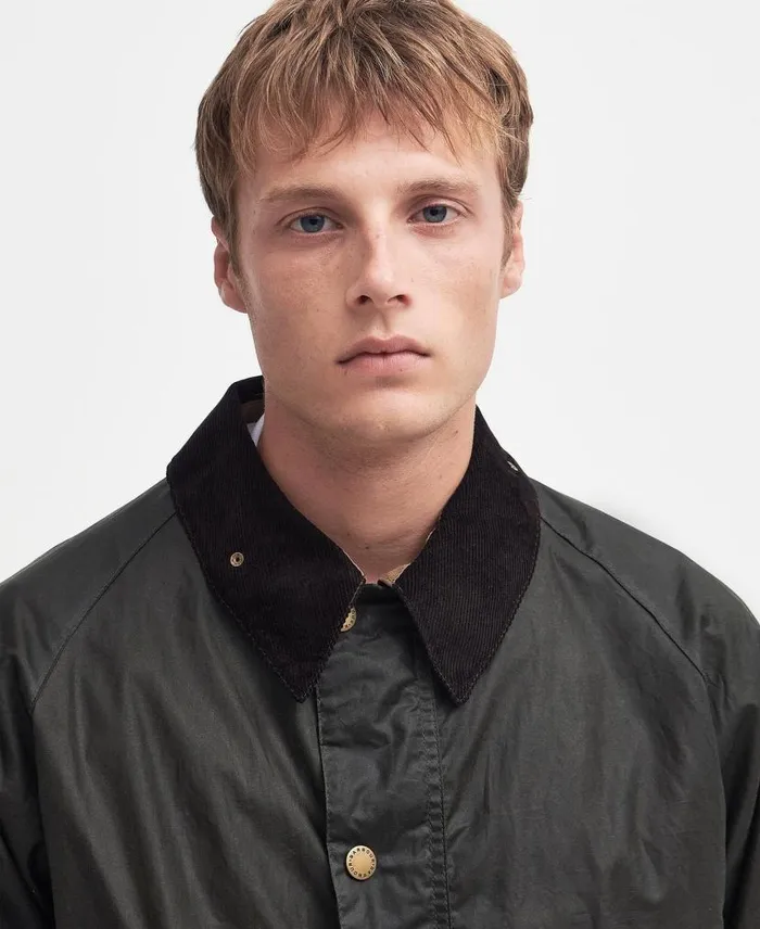 Deck Waxed Jacket Sand Men Barbour Waxed Jackets