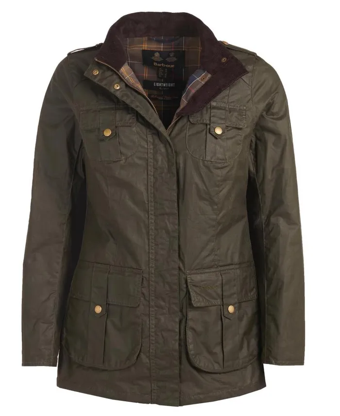 Defence Lightweight Waxed Jacket Royal Navyclassic Women Barbour Waxed Jackets