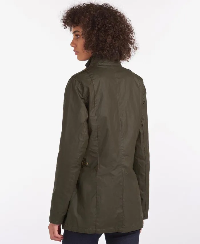 Defence Lightweight Waxed Jacket Royal Navyclassic Women Barbour Waxed Jackets