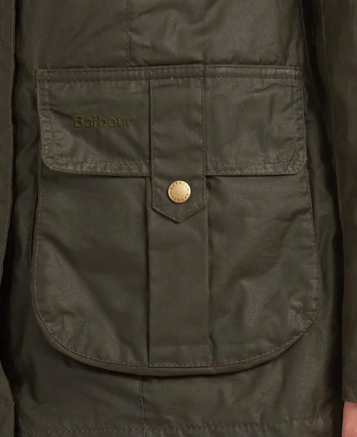 Defence Lightweight Waxed Jacket Royal Navyclassic Women Barbour Waxed Jackets