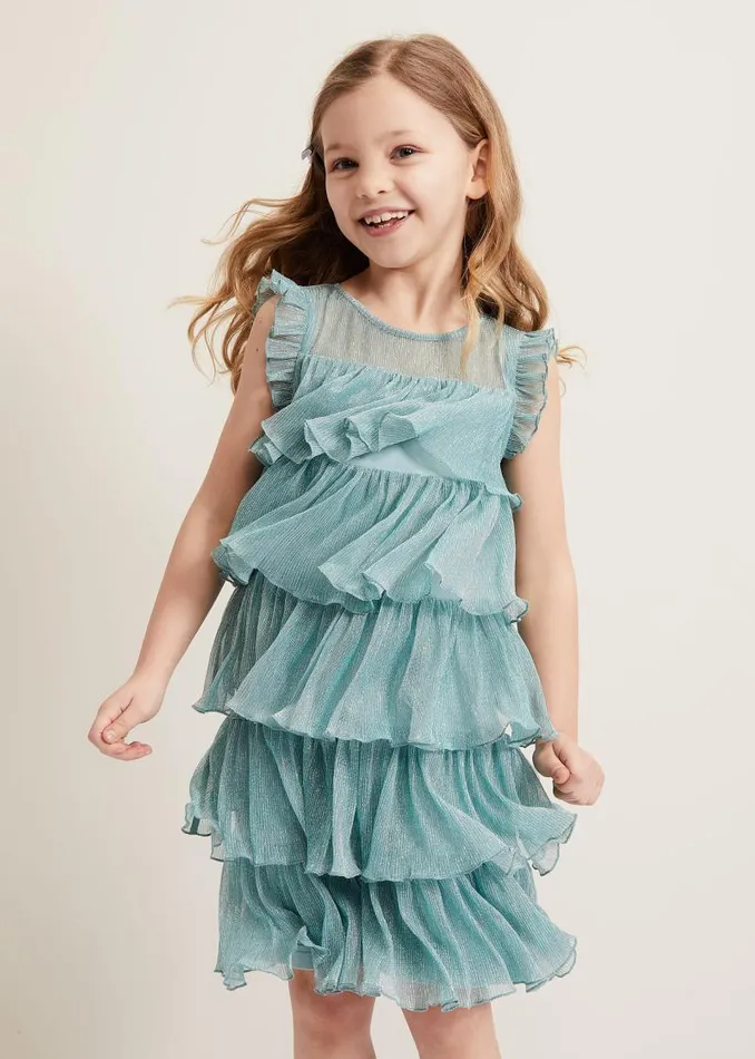 Destiny Plisse Dress Green Women Phase Eight Dresses