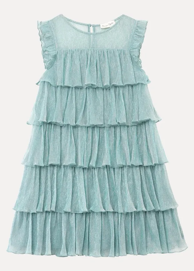 Destiny Plisse Dress Green Women Phase Eight Dresses
