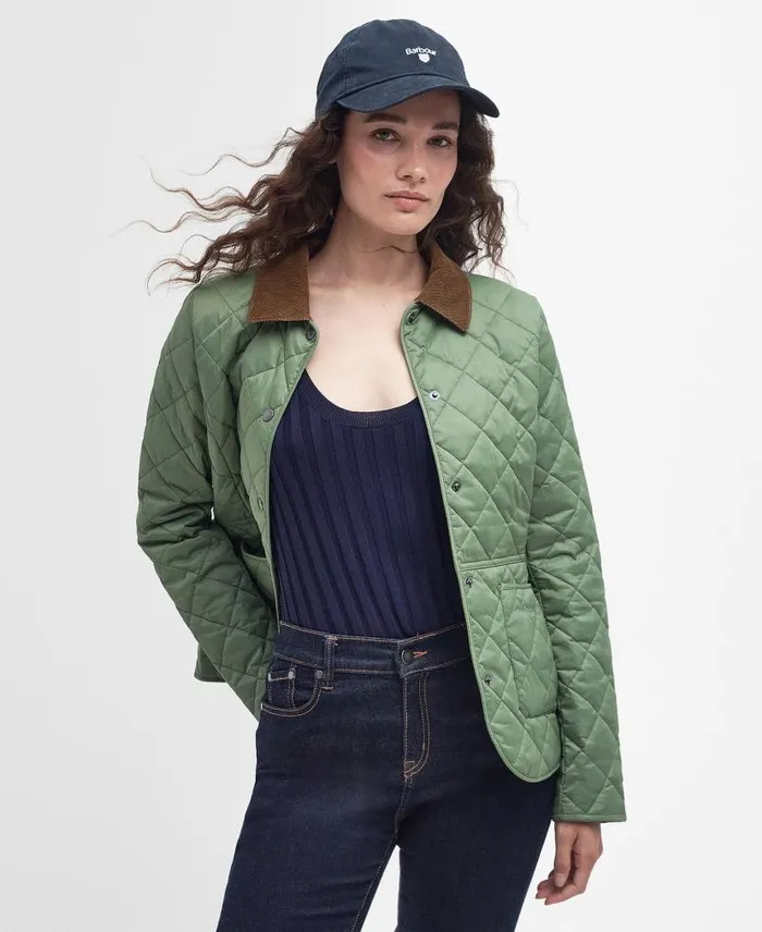 Deveron Quilted Jacket Bayleaf Women Barbour Quilted Jackets