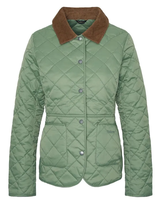 Deveron Quilted Jacket Bayleaf Women Barbour Quilted Jackets