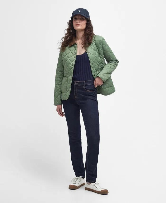 Deveron Quilted Jacket Bayleaf Women Barbour Quilted Jackets
