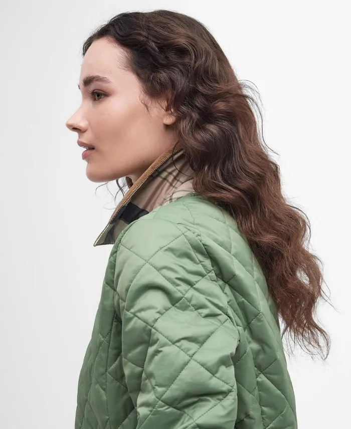 Deveron Quilted Jacket Bayleaf Women Barbour Quilted Jackets