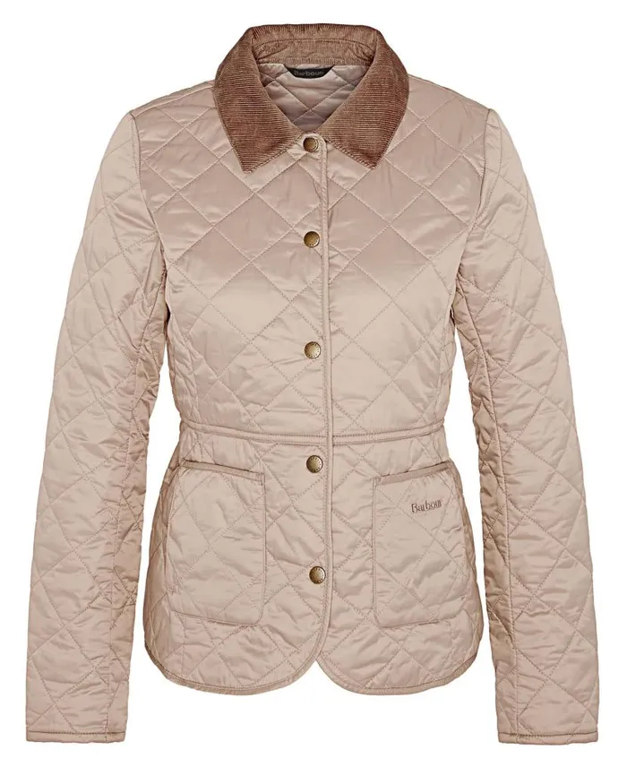 Deveron Quilted Jacket Blue Mistnavy Women Barbour Quilted Jackets