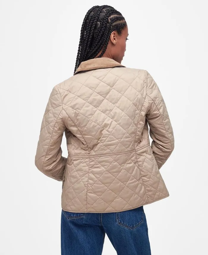 Deveron Quilted Jacket Blue Mistnavy Women Barbour Quilted Jackets
