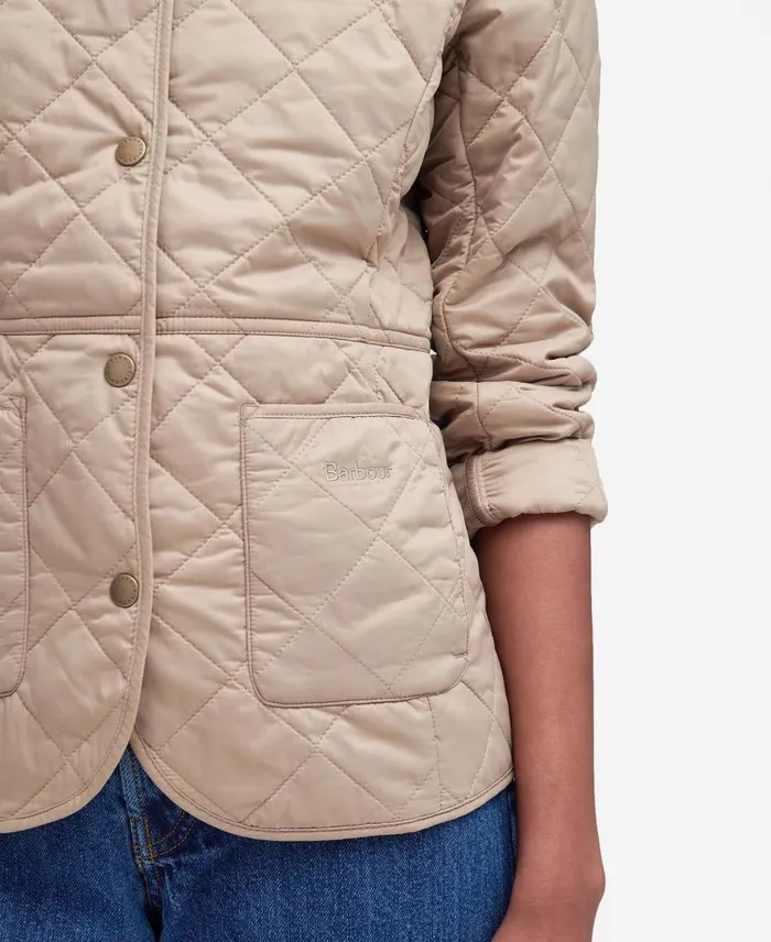 Deveron Quilted Jacket Blue Mistnavy Women Barbour Quilted Jackets