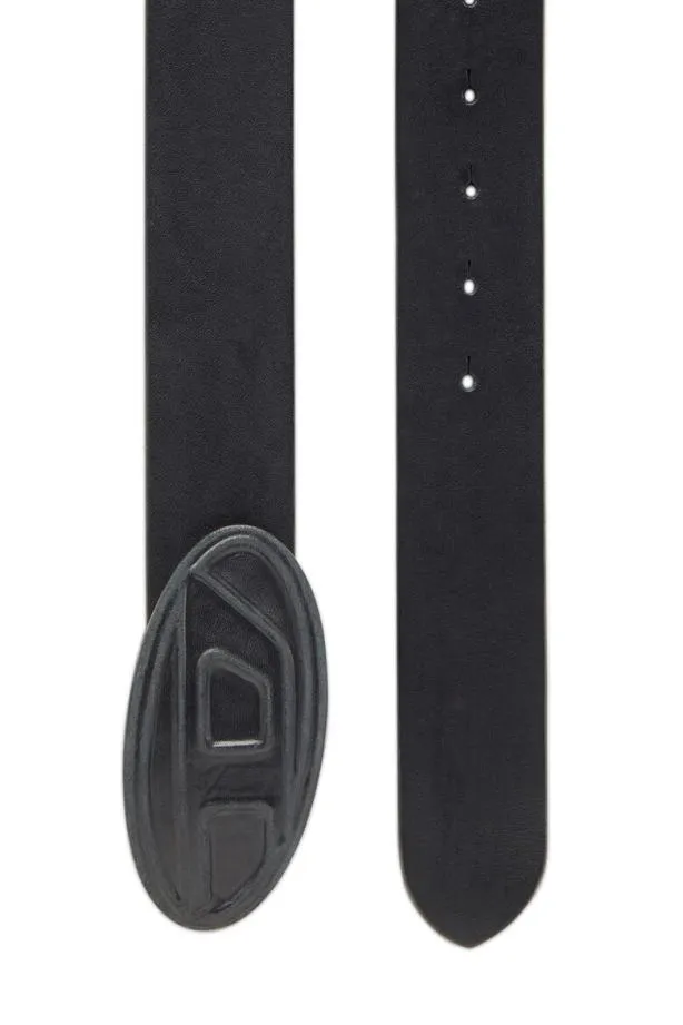 Diesel B1dr Scratch Black Men Belts