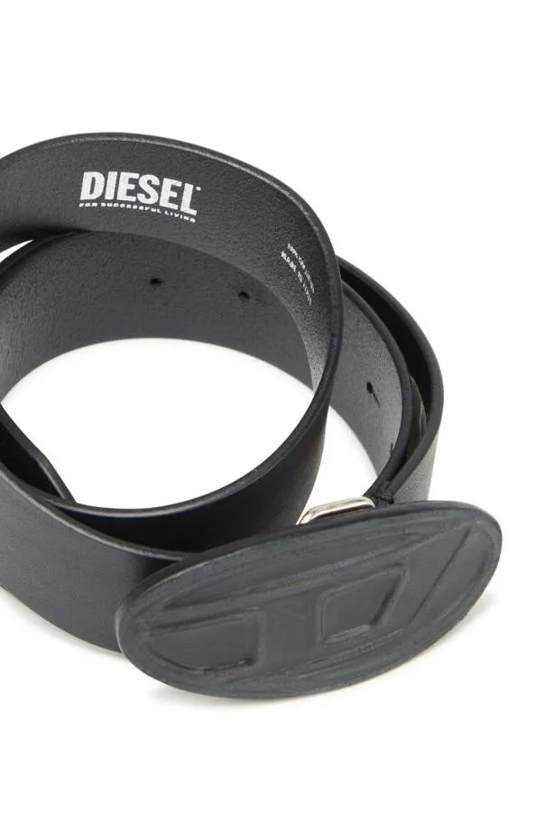 Diesel B1dr Scratch Black Men Belts