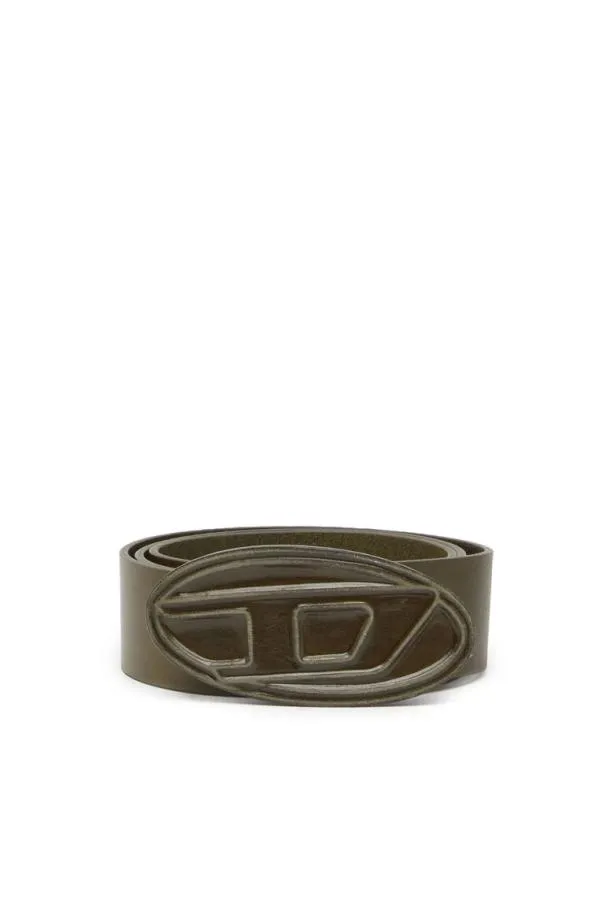 Diesel B1dr Scratch Olive Green Men Belts