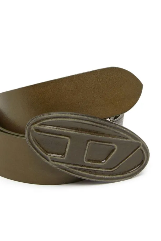 Diesel B1dr Scratch Olive Green Men Belts