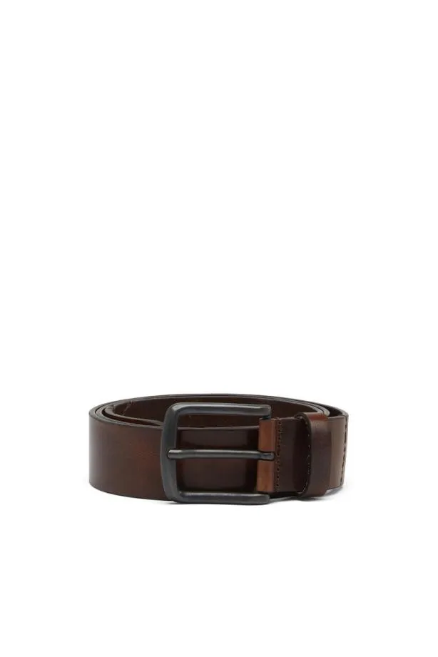 Diesel Bline Brown Leather Men Belts