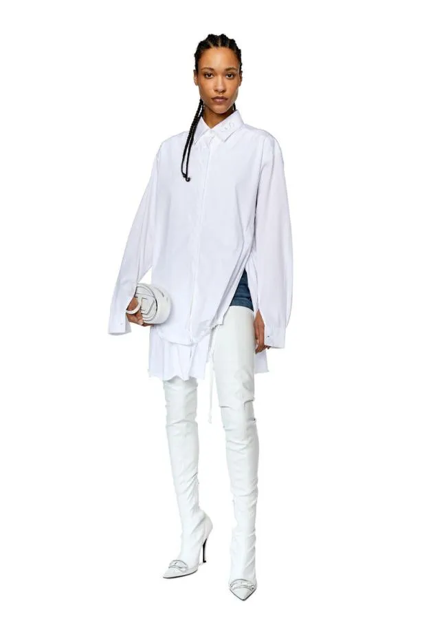 Diesel Centela White Women Dresses