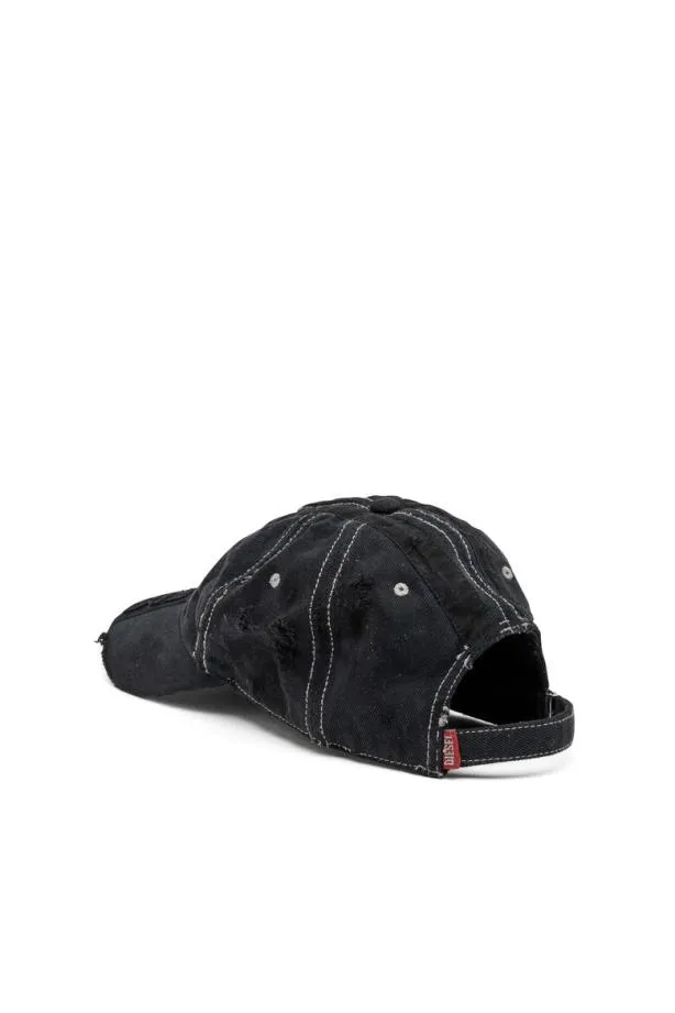 Diesel Cgeir Blackdark Grey Men Caps and Hats