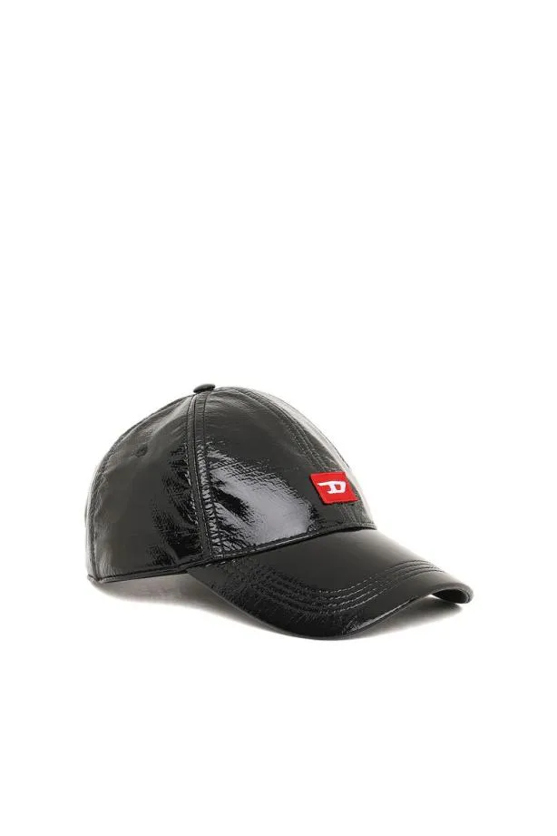Diesel Ckare Black Men Caps and Hats