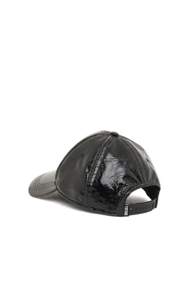 Diesel Ckare Black Men Caps and Hats