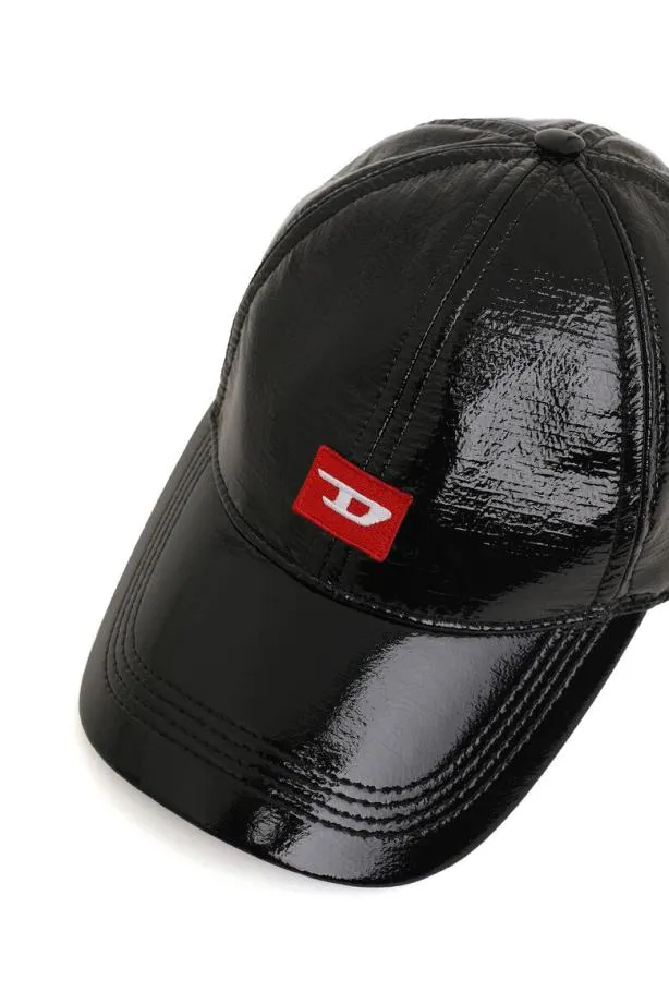 Diesel Ckare Black Men Caps and Hats