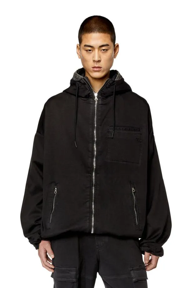 Diesel Dhennes Jogg Black Men Jackets