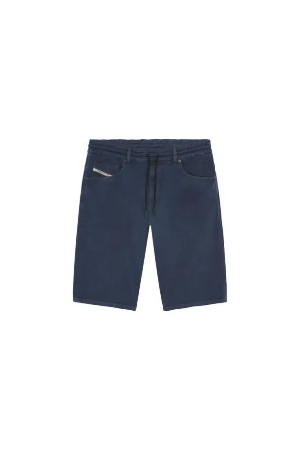 Diesel Dkrooleyshort Jogg Blue Men Pants and Shorts