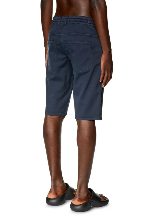 Diesel Dkrooleyshort Jogg Blue Men Pants and Shorts
