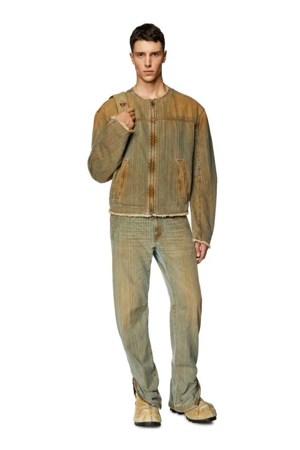Diesel Dmargefsd Beigeblue Men Jackets