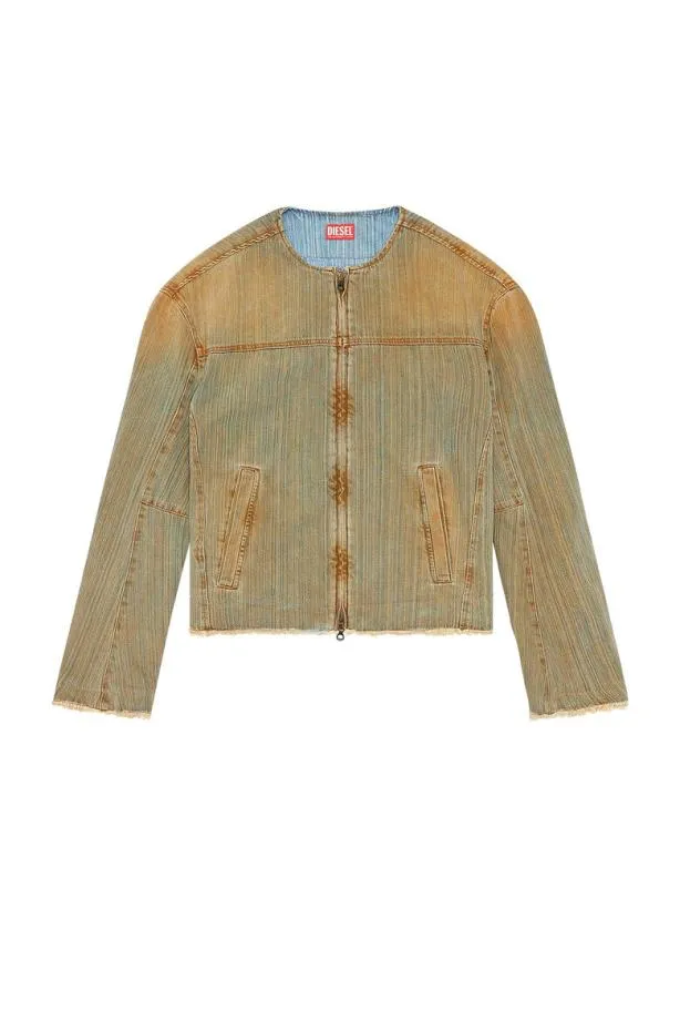 Diesel Dmargefsd Beigeblue Men Jackets