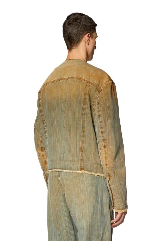 Diesel Dmargefsd Beigeblue Men Jackets