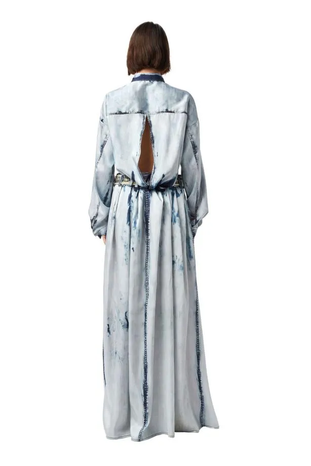 Diesel Dsuki Light Blue Women Dresses