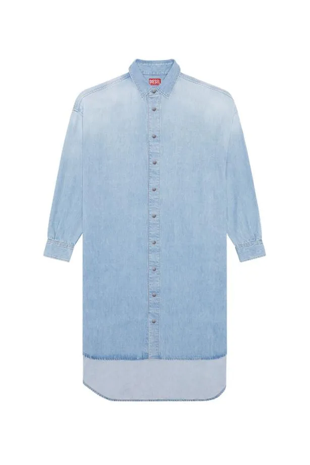 Diesel Dedavisls Light Blue Women Dresses