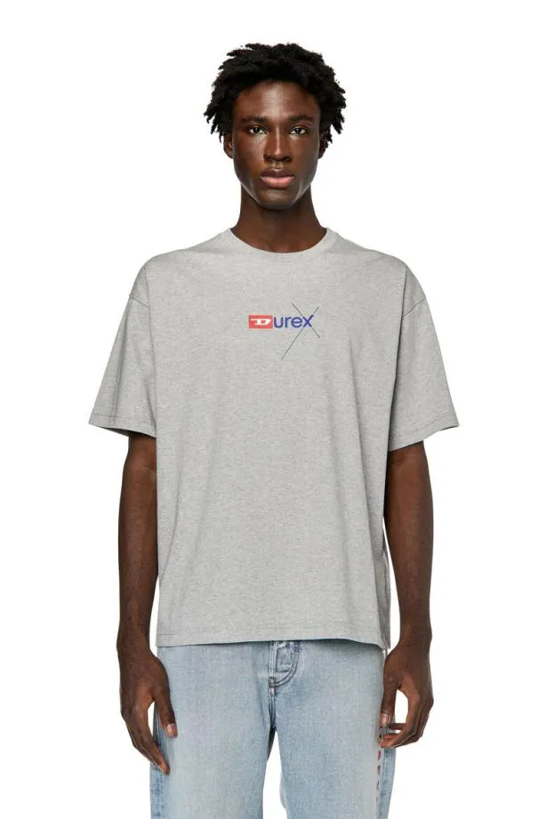Diesel Dxtnlabel Grey MenWomen TShirts and Polos
