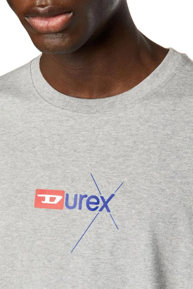 Diesel Dxtnlabel Grey MenWomen TShirts and Polos