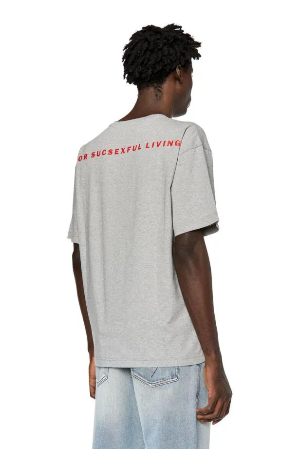 Diesel Dxtnlabel Grey MenWomen TShirts and Polos