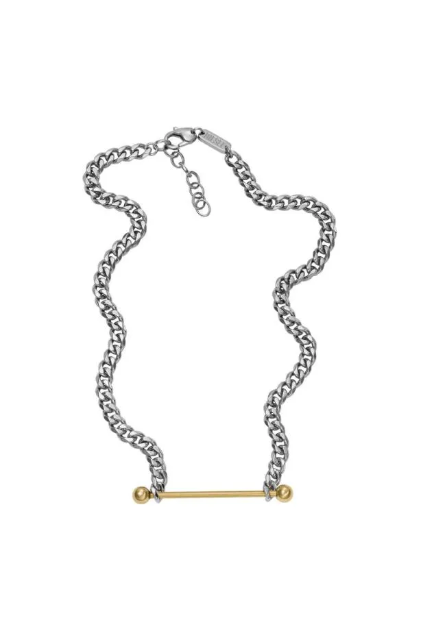 Diesel Dx1409 Silver MenWomen Jewelry