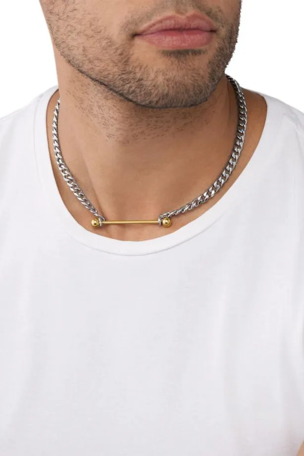 Diesel Dx1409 Silver MenWomen Jewelry